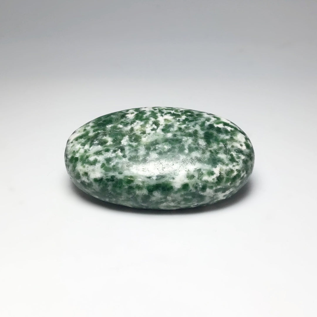 Green Dot Jade Gratitude Stone - Rocks and Gems Canada