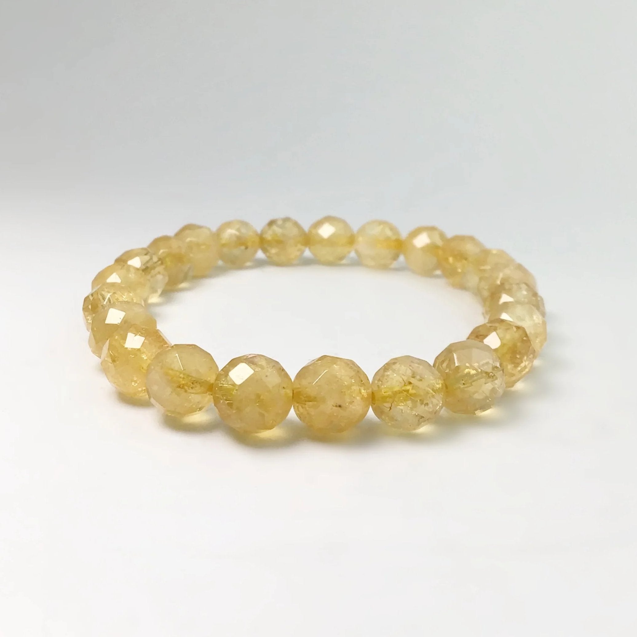 Citrine Faceted Beaded Bracelet - Rocks and Gems Canada