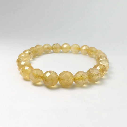 Citrine Faceted Beaded Bracelet - Rocks and Gems Canada