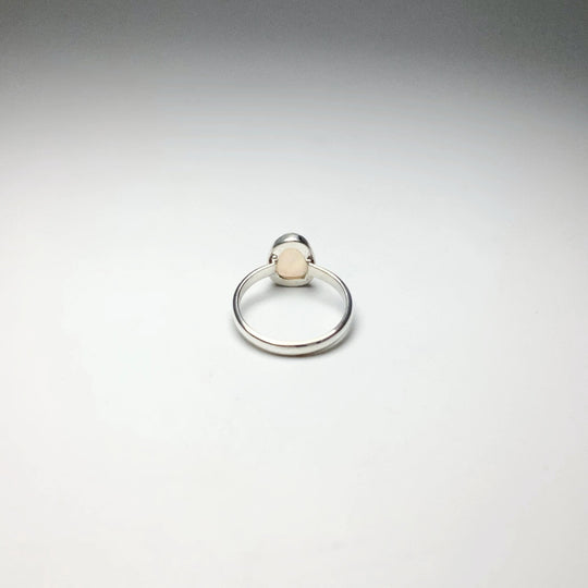 Faceted Ethiopian Fire Opal Ring - Rocks and Gems Canada