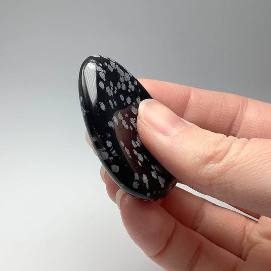 Worry Stone - Snowflake Obsidian - Rocks and Gems Canada