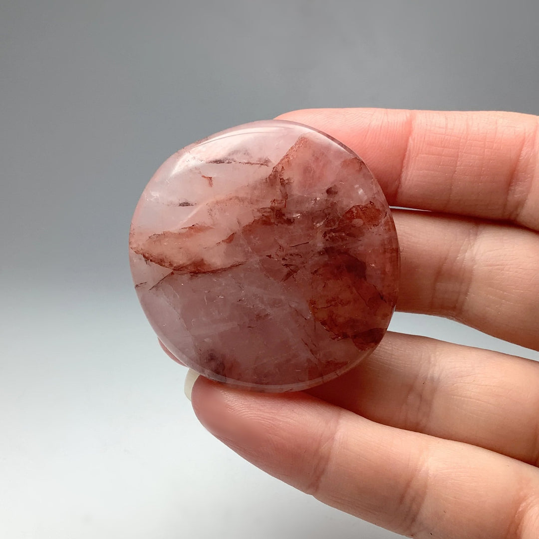 Pale Hematoid Quartz Touch Stone - Rocks and Gems Canada