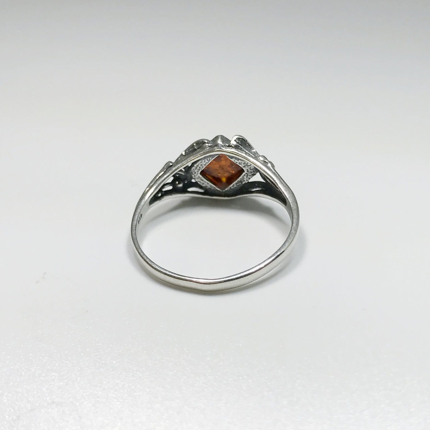 Cognac Amber Ring