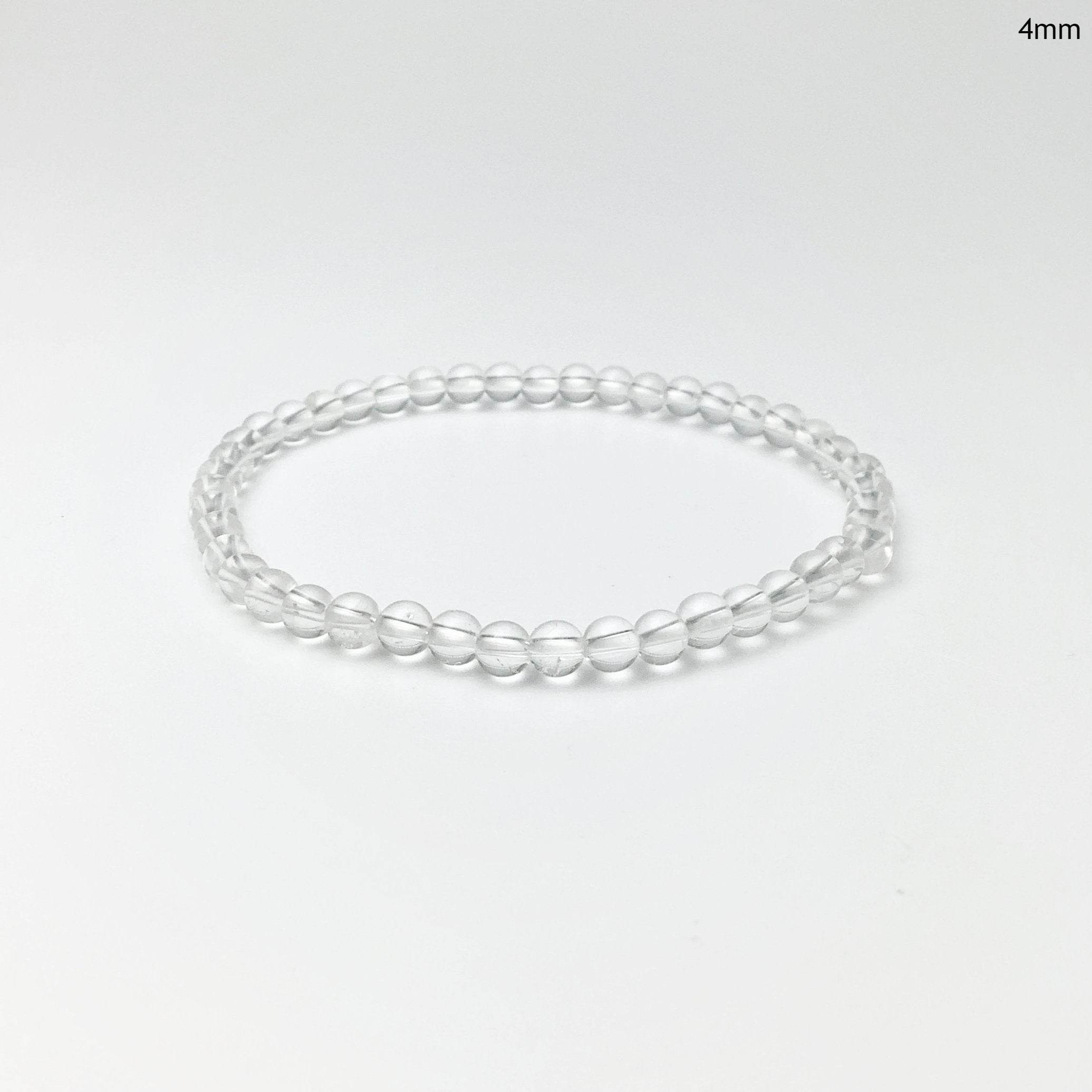 Clear Quartz Beaded Bracelet – Rocks and Gems Canada