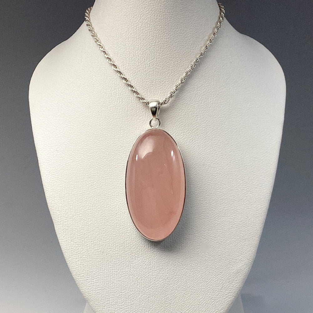 Rose Quartz Pendant - Rocks and Gems Canada