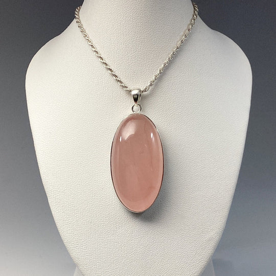 Rose Quartz Pendant - Rocks and Gems Canada