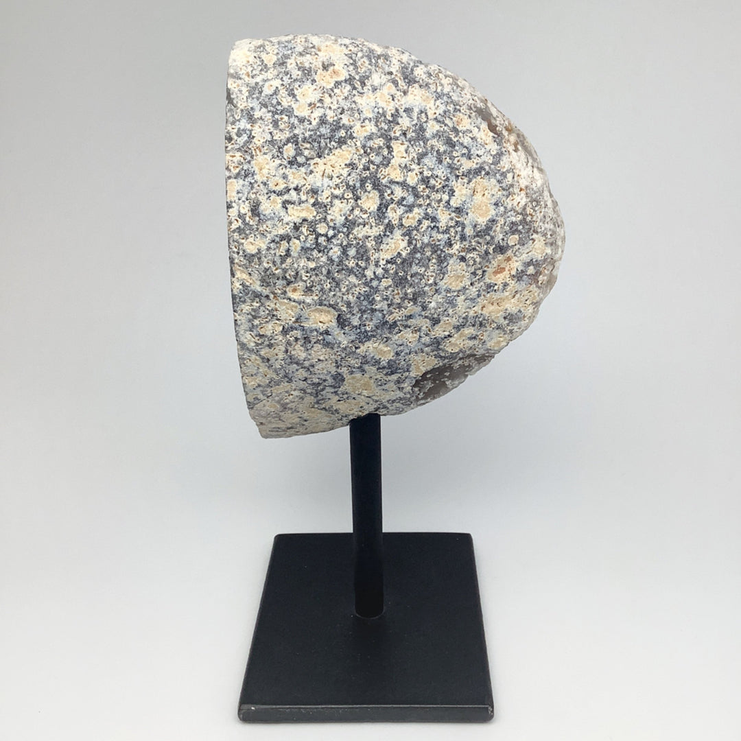 Natural Agate Geode on Stand - Rocks and Gems Canada