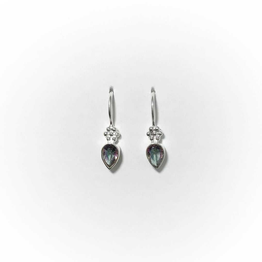 Mystic Topaz Dangle Earrings - Rocks and Gems Canada