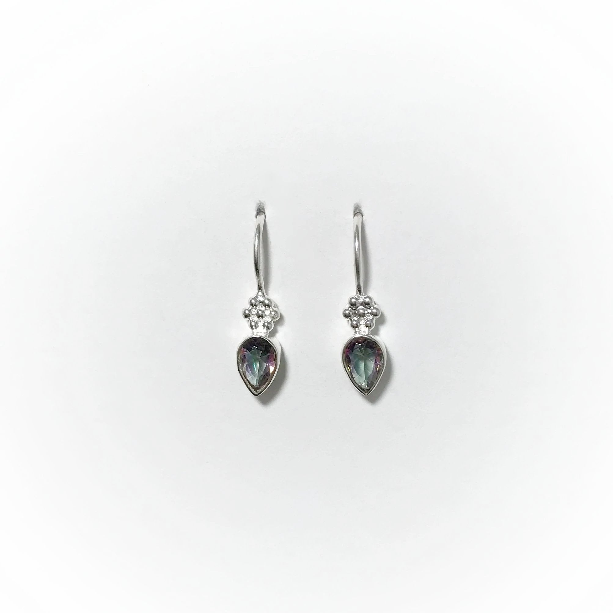 Mystic Topaz Dangle Earrings - Rocks and Gems Canada