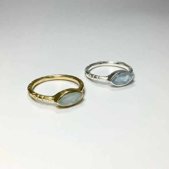 Aquamarine Ring - Rocks and Gems Canada