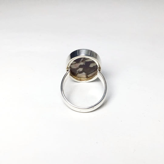 Petrified Peanut Wood Ring - Rocks and Gems Canada