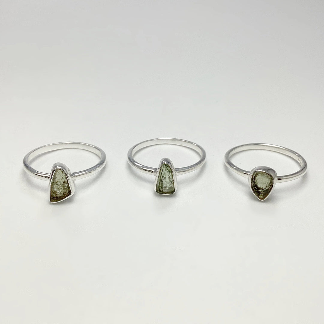 Moldavite Ring - Rocks and Gems Canada