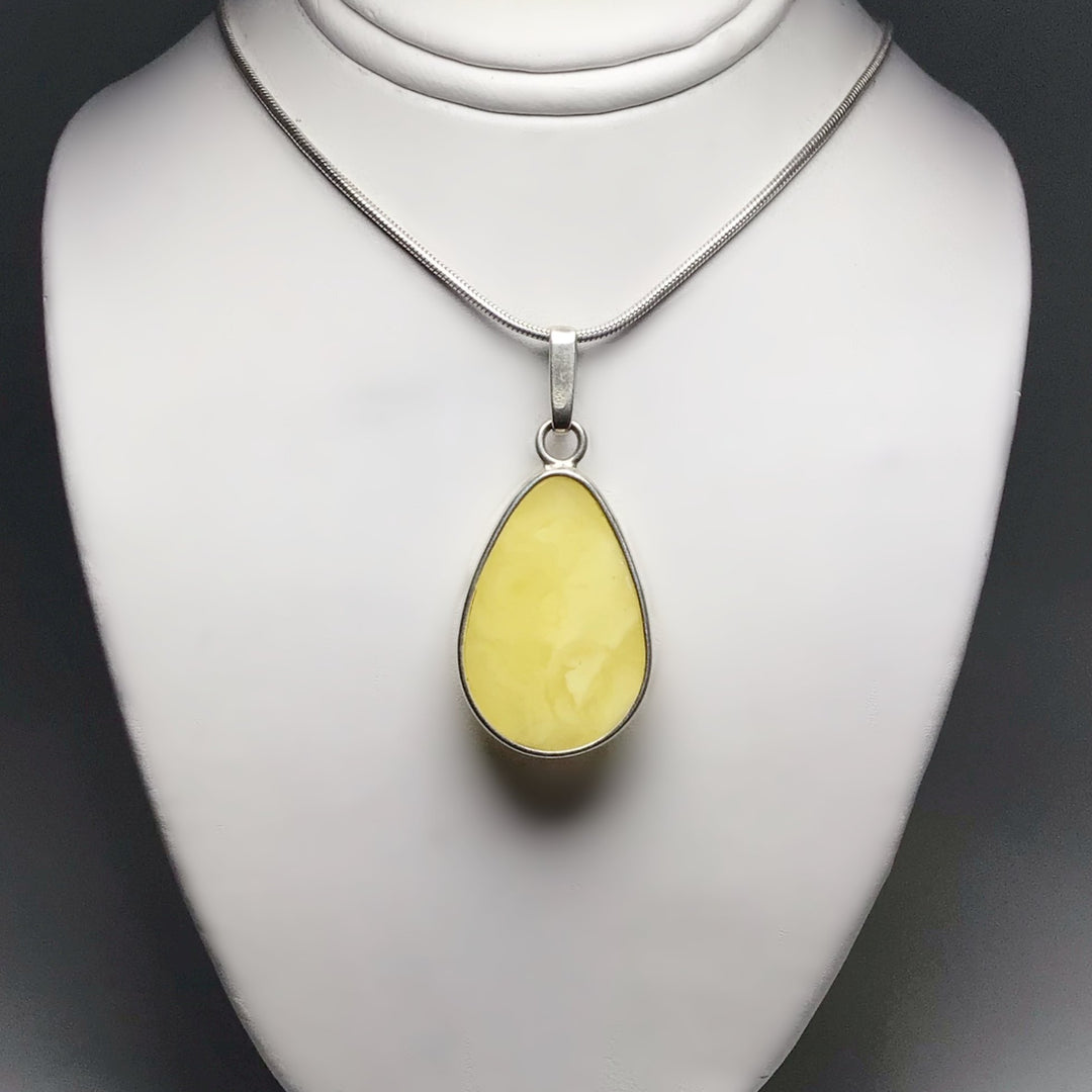Butterscotch Amber Pendant - Rocks and Gems Canada
