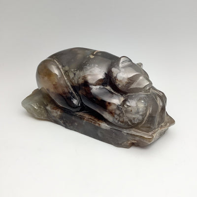 Alberta Jade Bear Carving - Mother and Cub