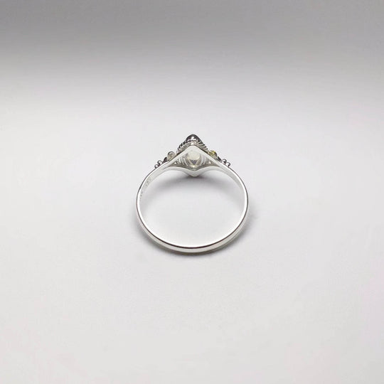 Rainbow Moonstone Ring - Rocks and Gems Canada