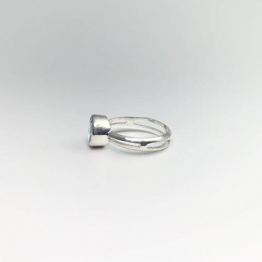 Blue Topaz Ring - Rocks and Gems Canada