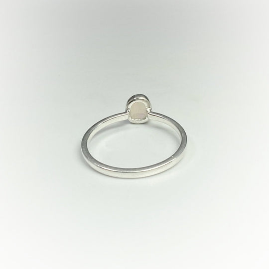 Faceted Ethiopian Fire Opal Ring - Rocks and Gems Canada