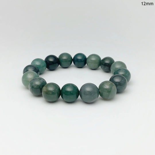 Moss Agate Beaded Bracelet - Rocks and Gems Canada