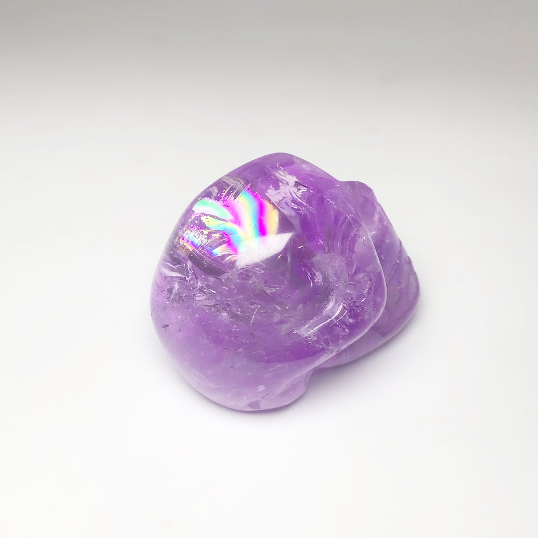 Carved Amethyst Crystal Skull - Rocks and Gems Canada