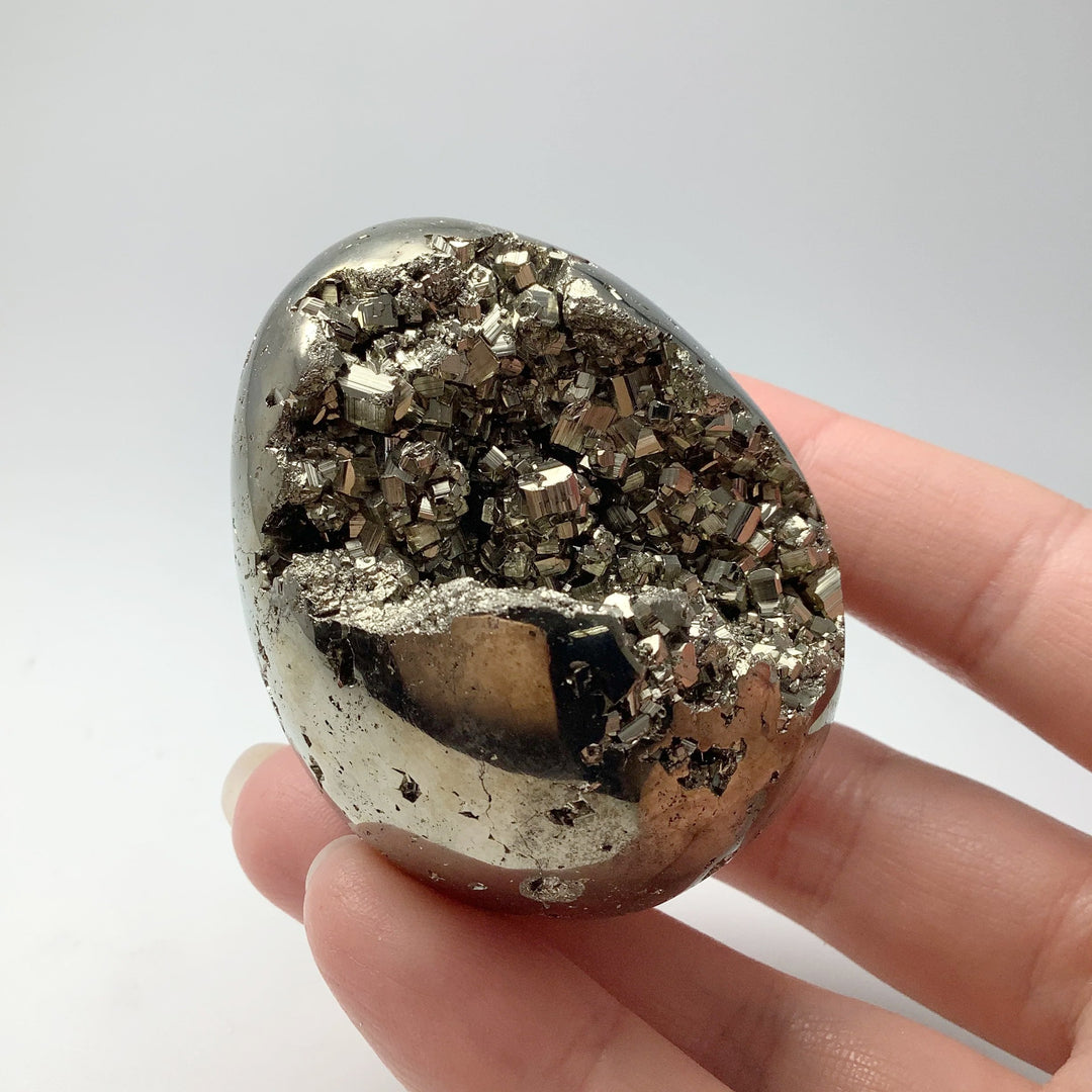 Iron Pyrite Egg - Rocks and Gems Canada