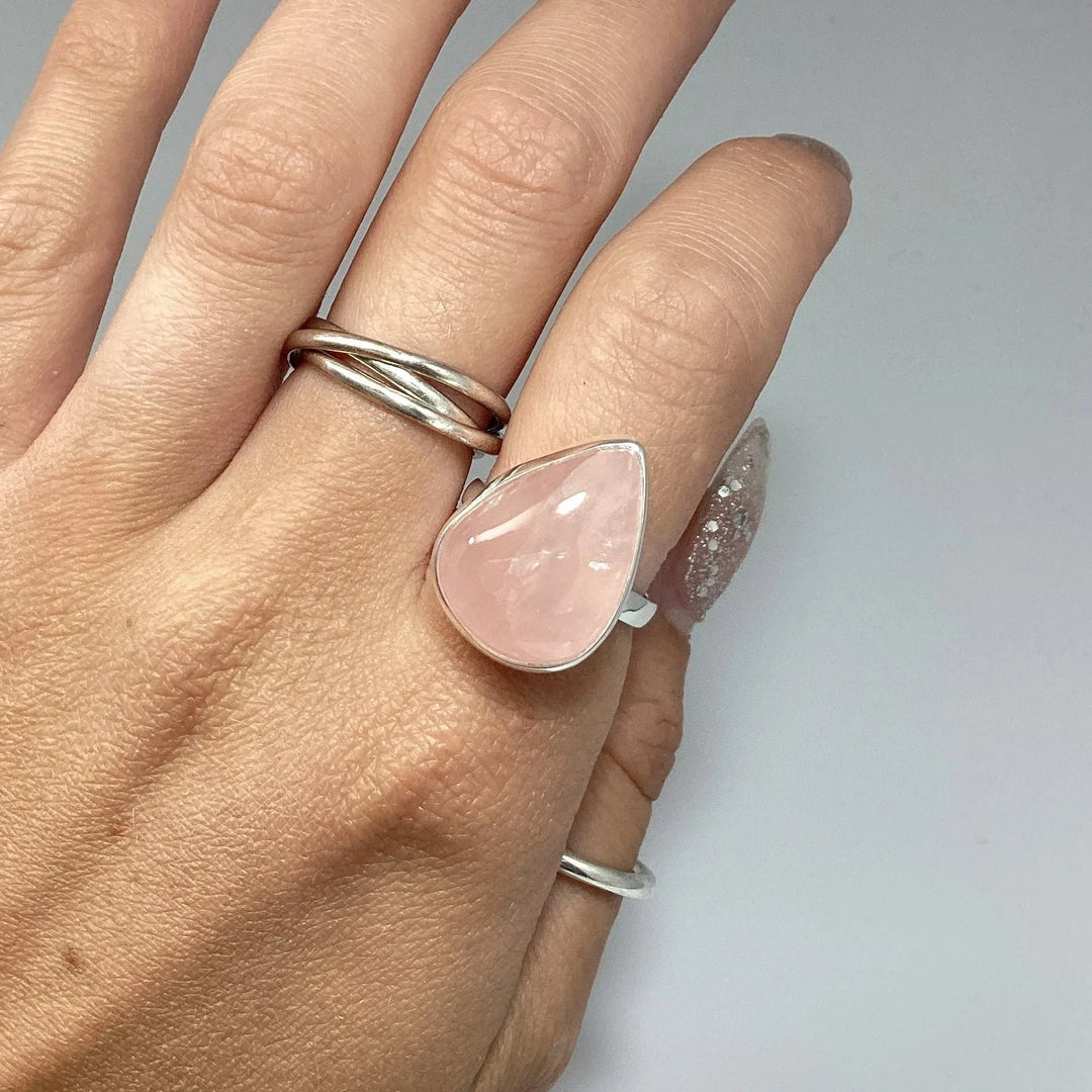 Rose Quartz Ring - Rocks and Gems Canada
