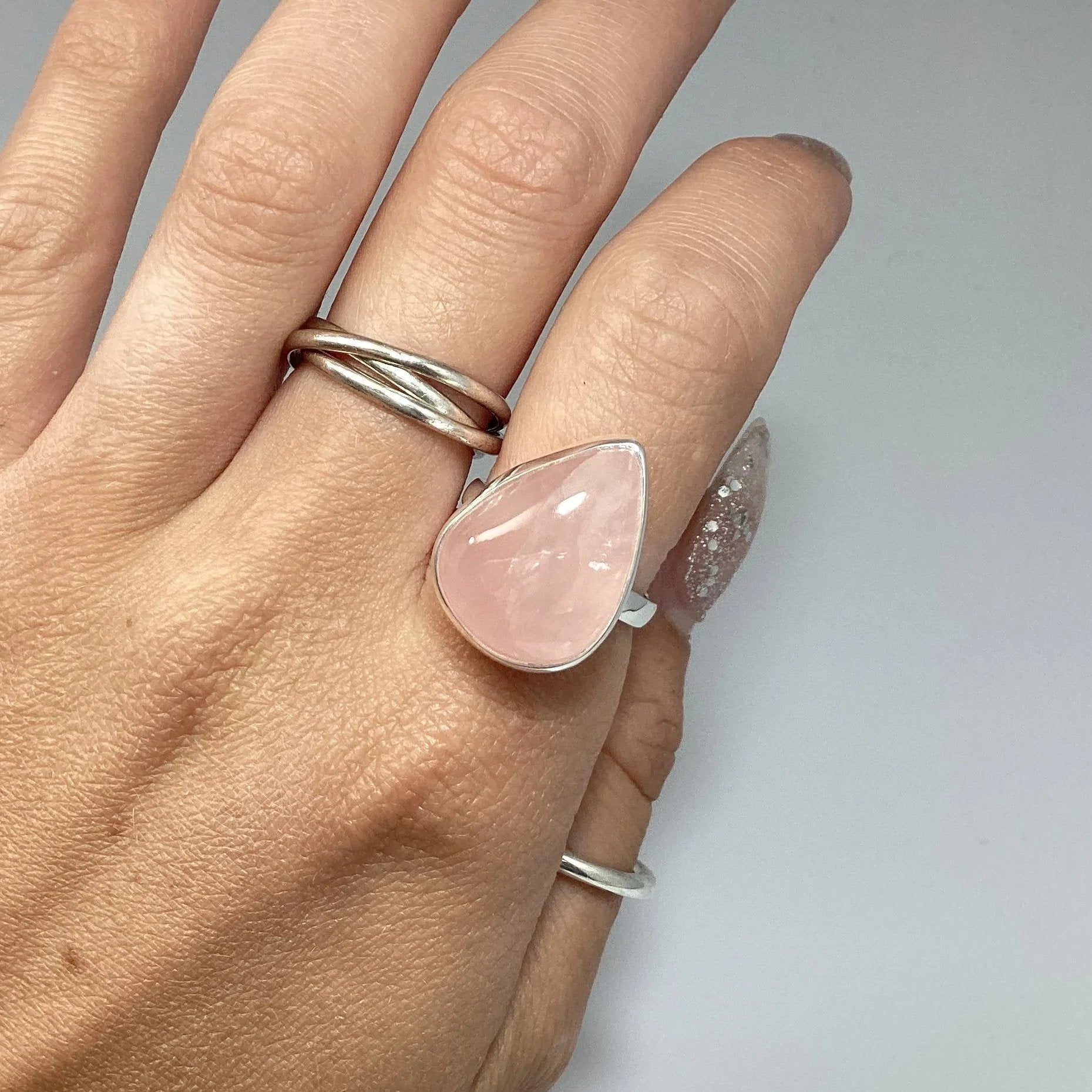 Rose Quartz Ring - Rocks and Gems Canada