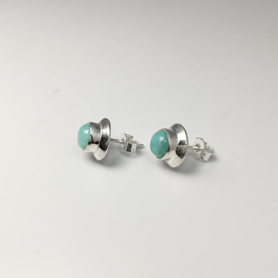 Amazonite Stud Earrings