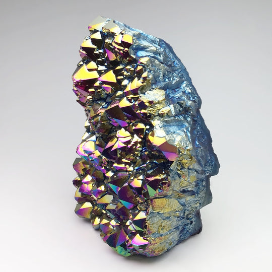 Rainbow Amethyst Druze Cluster Stand Up - Rocks and Gems Canada