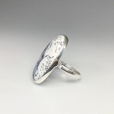 Dendritic Opal Ring