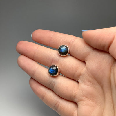 Labradorite Stud Earrings