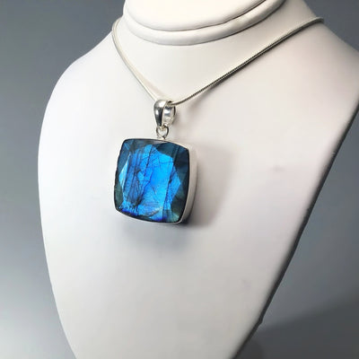 Faceted Labradorite Pendant