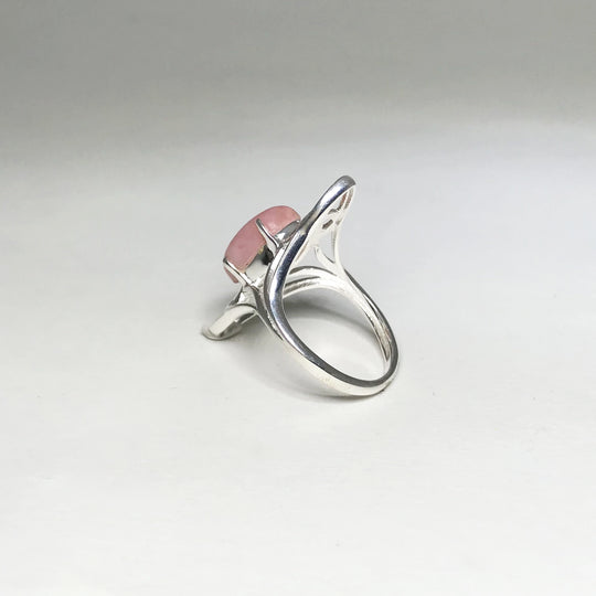 Pink Peruvian Opal Ring - Rocks and Gems Canada