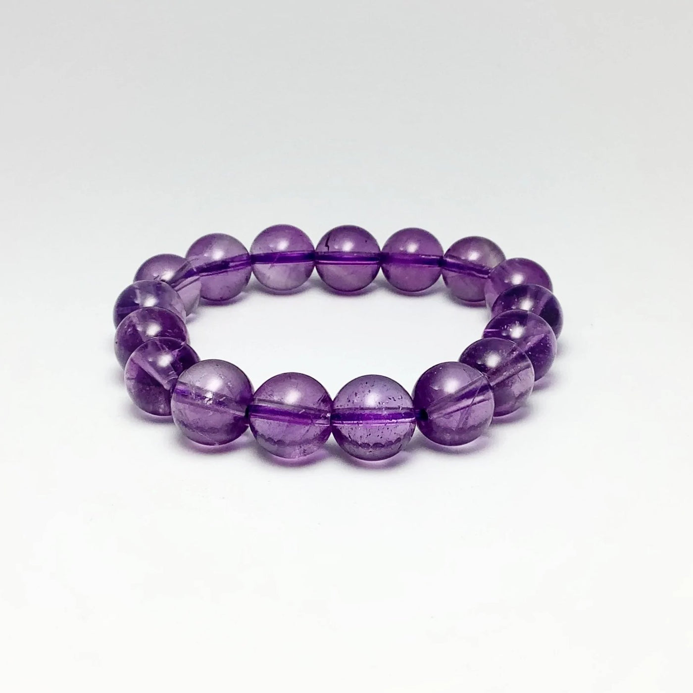 Amethyst Beaded Bracelet - High Quality