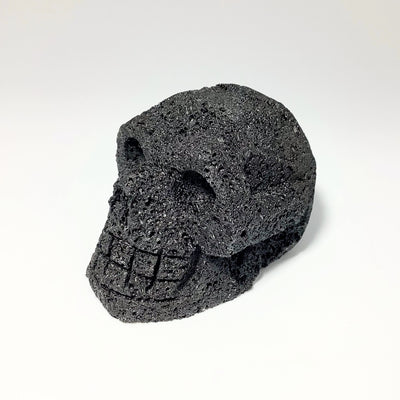 Carved Lava Stone Skull