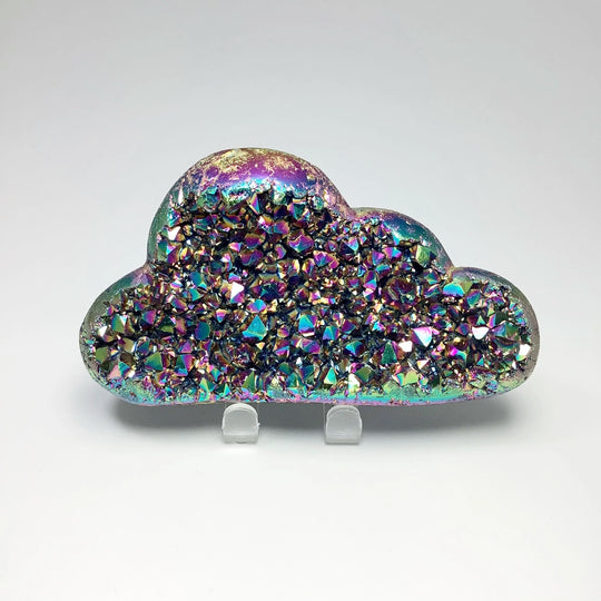 Rainbow Amethyst Druze Cluster Cloud Carving - Rocks and Gems Canada
