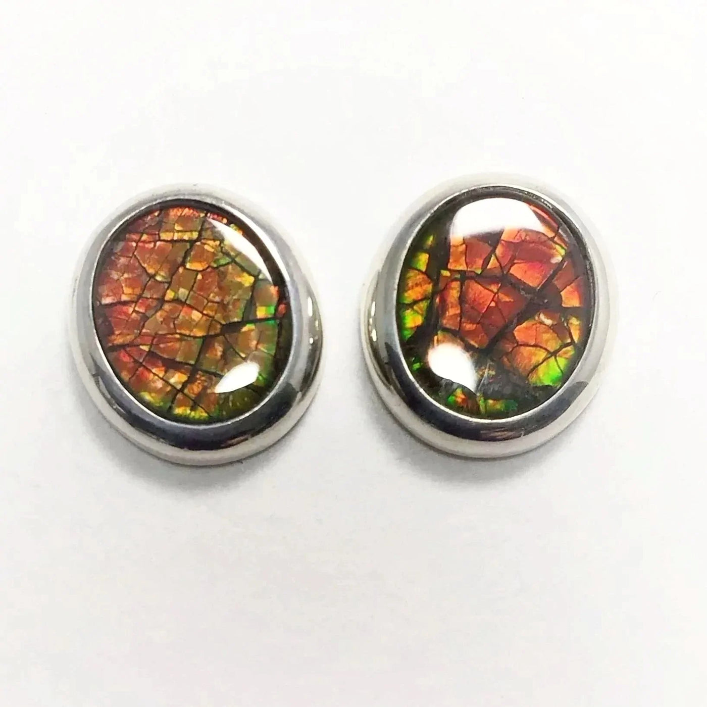Alberta Ammolite Stud Earrings