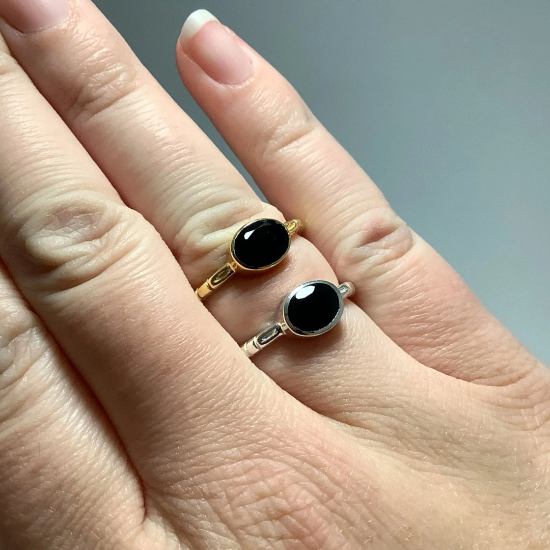Black Onyx Ring - Rocks and Gems Canada