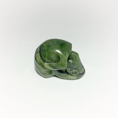 Carved Canadian Jade Skull