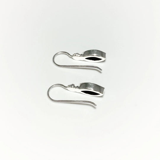 Faceted Black Onyx Dangle Earrings - Rocks and Gems Canada