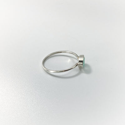 Aqua Chalcedony Ring