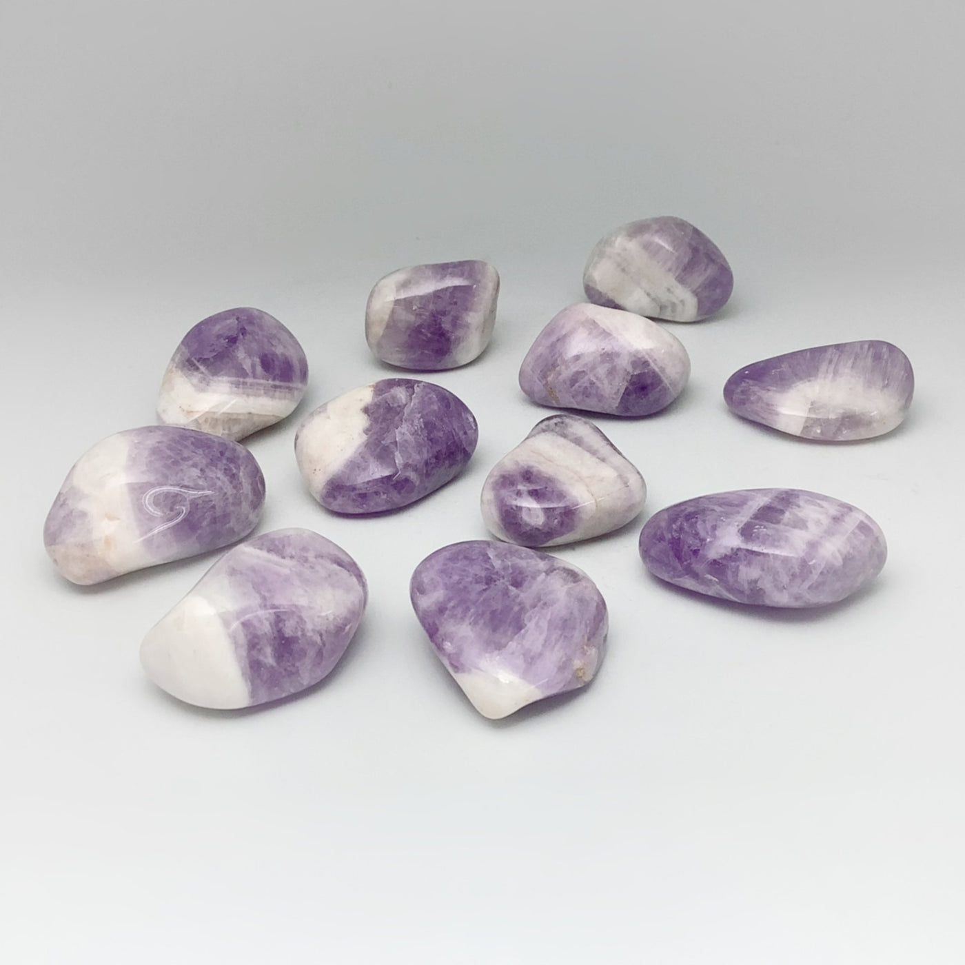 Chevron Amethyst Tumble at $10 Each