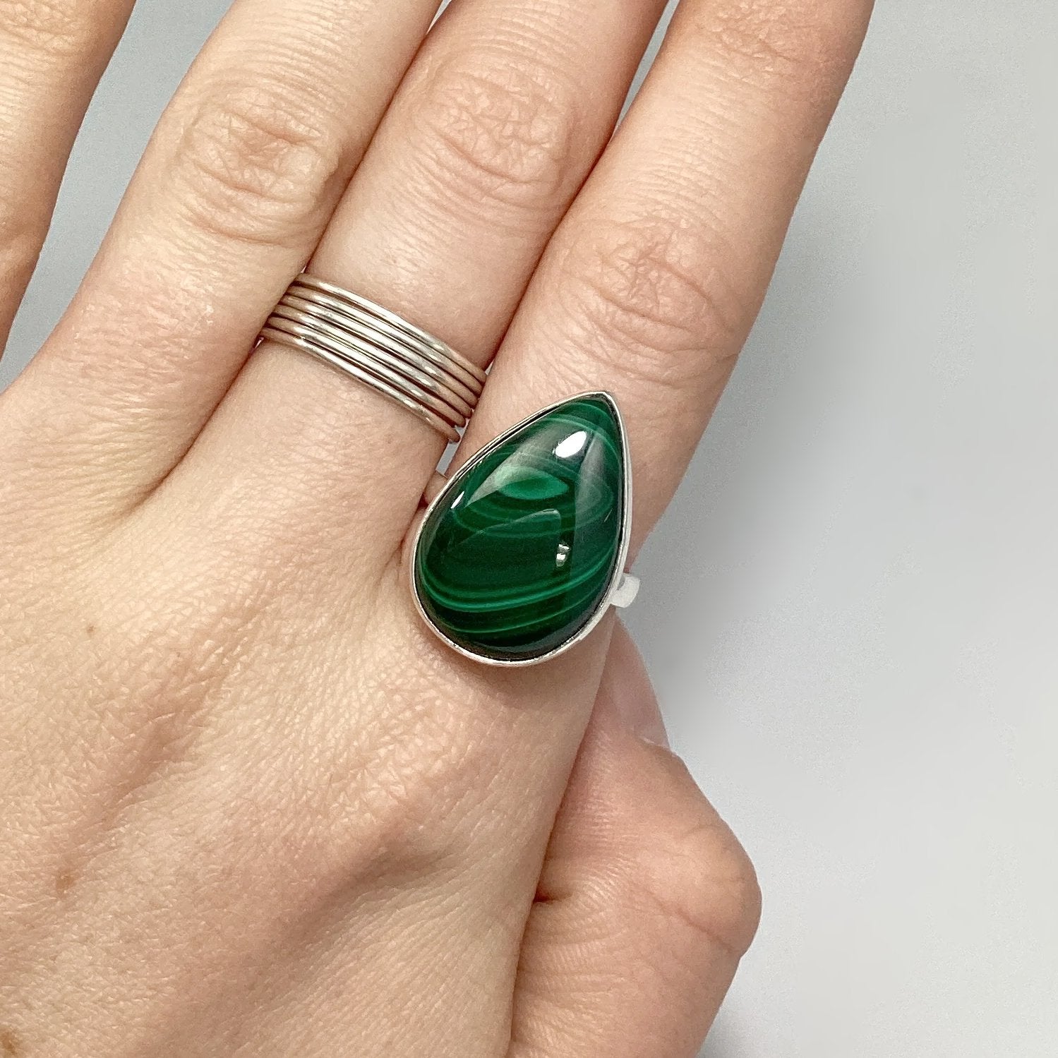 Malachite Ring - Rocks and Gems Canada