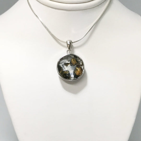 Sericho Meteorite Faceted Pendant - Rocks and Gems Canada