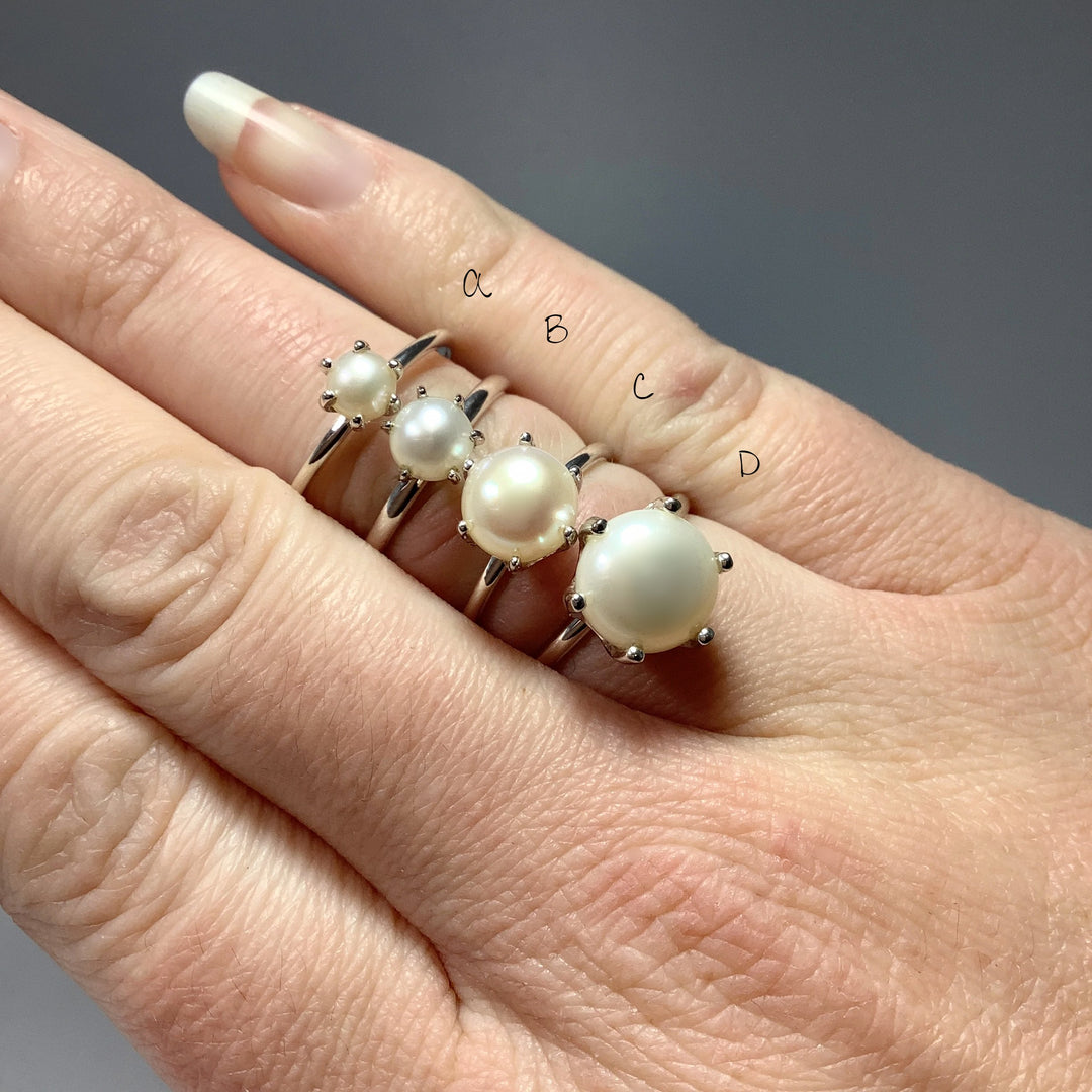 Freshwater Pearl Ring - Rocks and Gems Canada