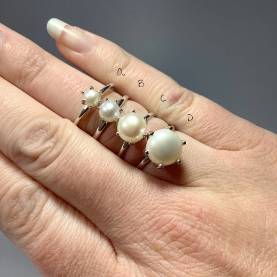 Freshwater Pearl Ring - Rocks and Gems Canada