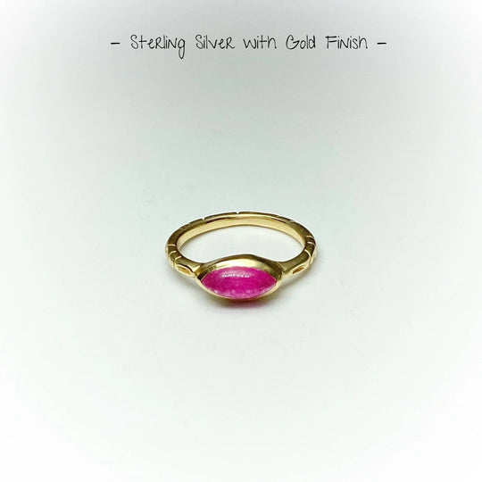 Pink Jade Ring - Rocks and Gems Canada