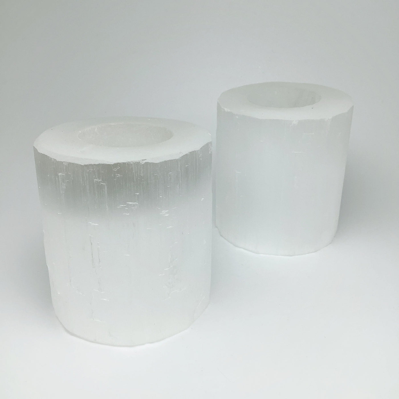 Selenite Candle Holder