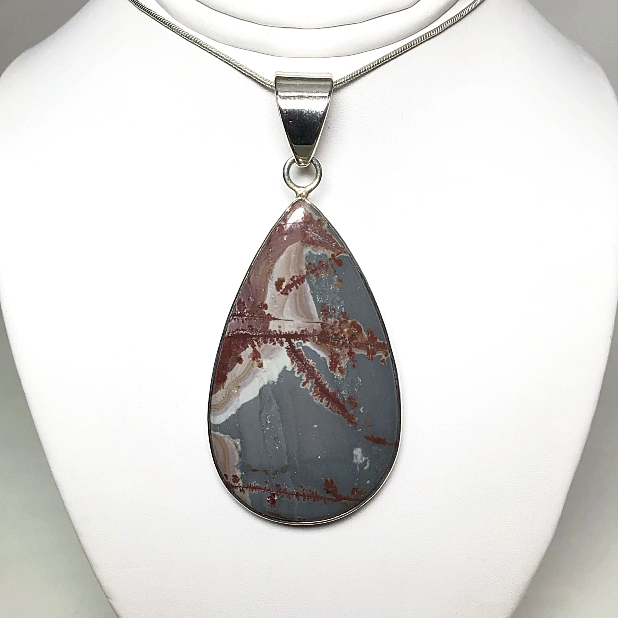 Paintbrush Jasper Pendant - Rocks and Gems Canada