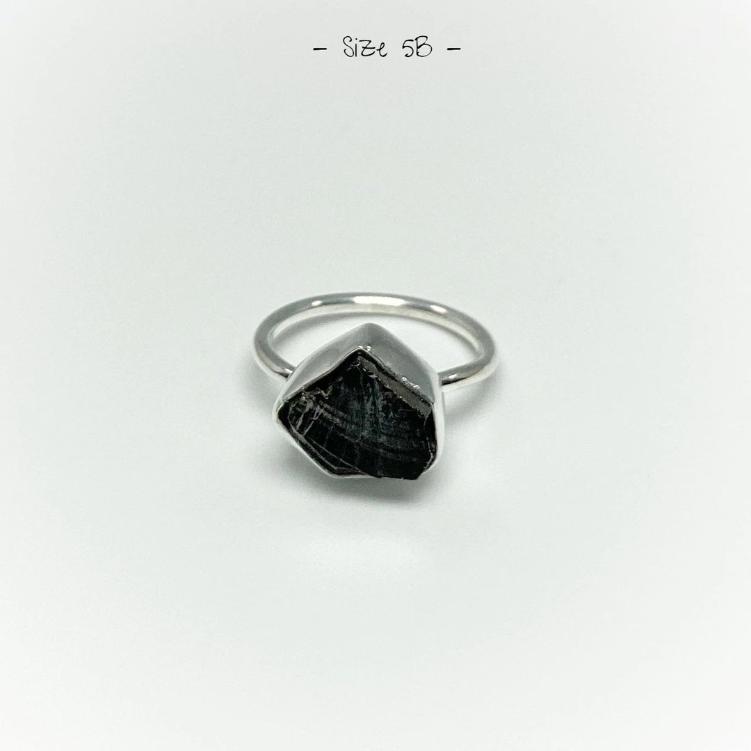 Raw Elite Shungite Ring - Rocks and Gems Canada