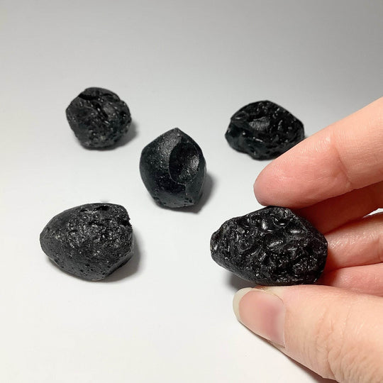 Black Tektite Specimen - Rocks and Gems Canada